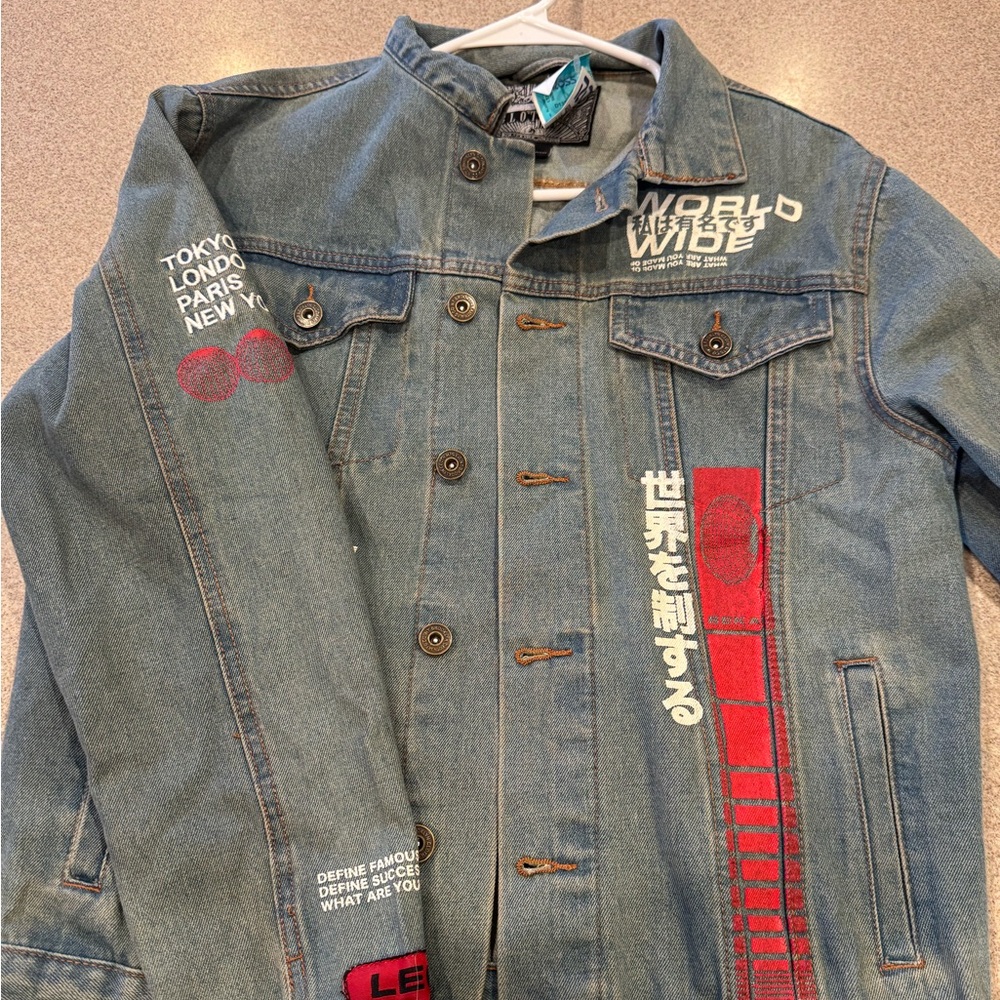 Small nwt denim jacket Brooklyn Cloth.